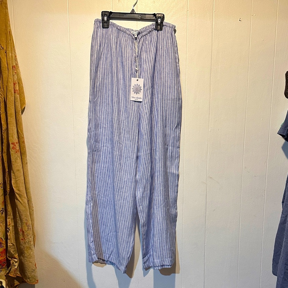NWT Blue Island pants size l